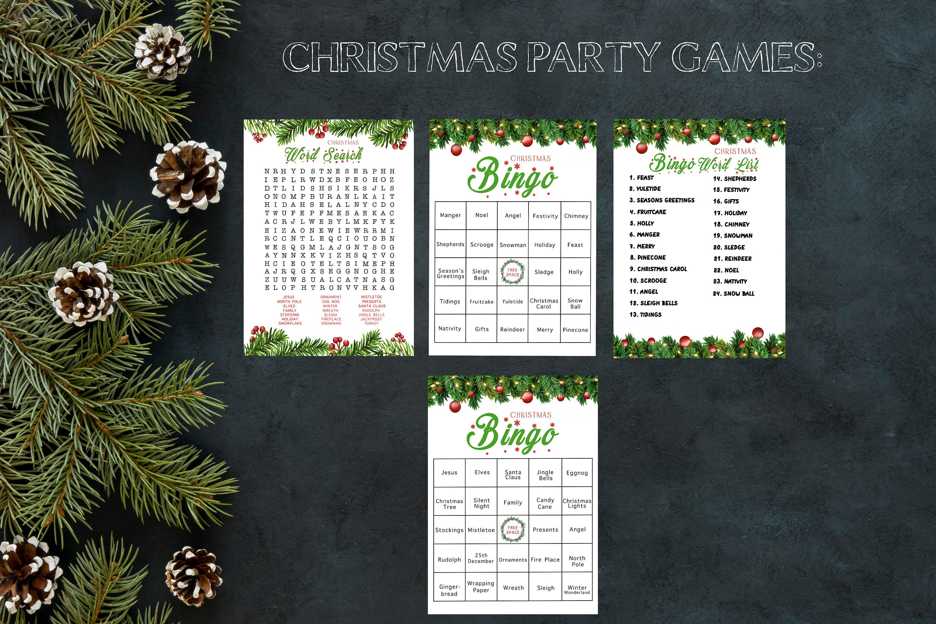 CHRISTMAS  PARTY GAME SUITE